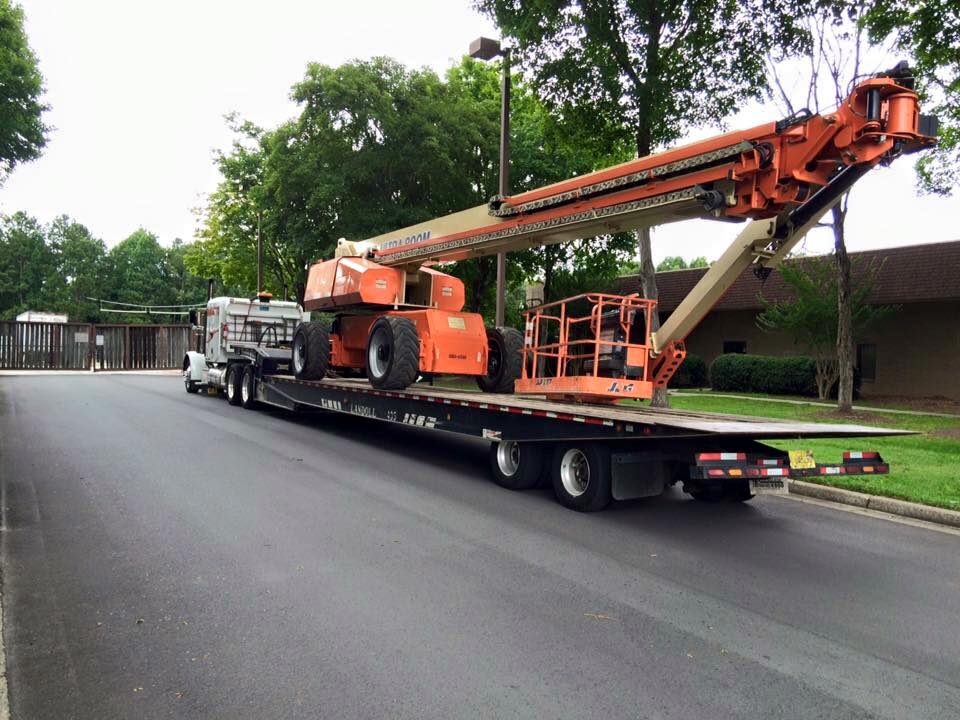 equipment transport towing