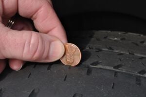 Tire Tread Penny Check | Marietta Wrecker Service