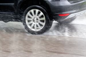 Wet Surfaces Cause Hydroplaning | Marietta Wrecker