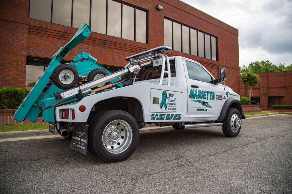 MARIETTA WRECKER SERVICE IN THE FIGHT AGAINST OVARIAN CANCER | Marietta Wrecker