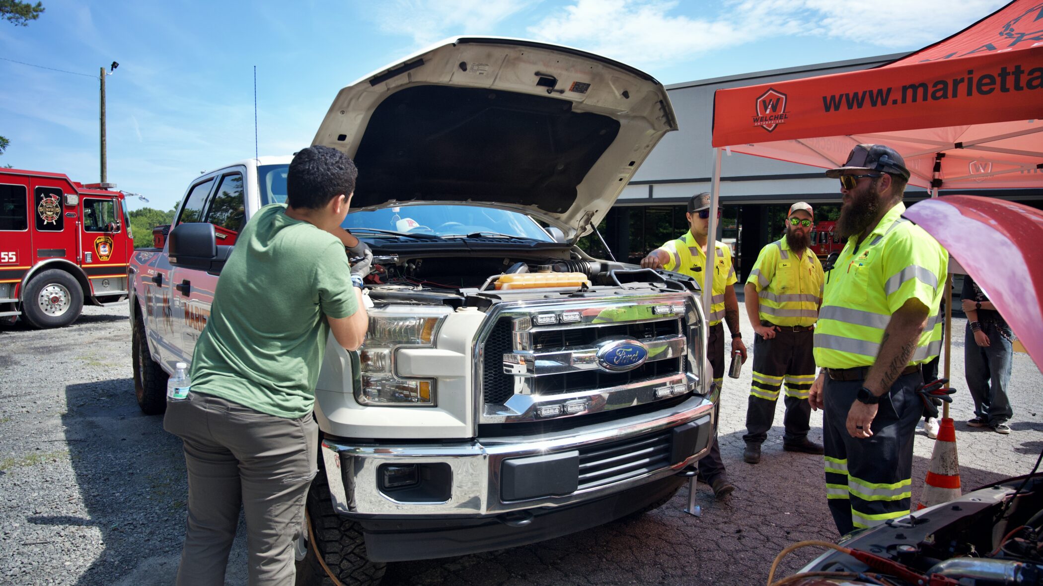 dead battery towing Marietta GA