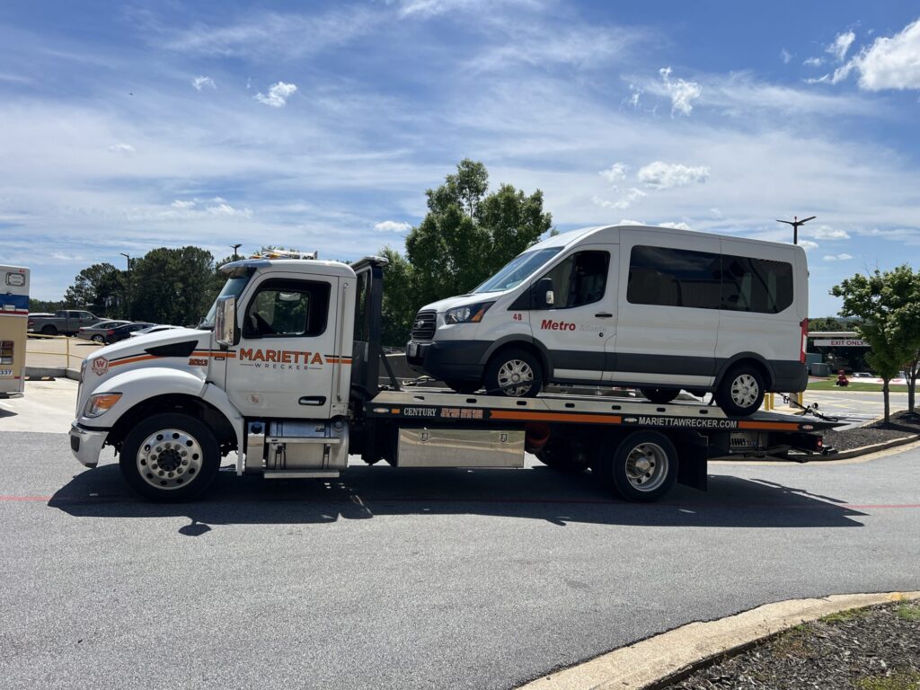 MWS Flatbed Truck | Marietta Wrecker Service
